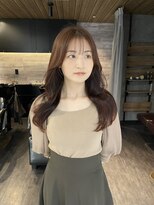 シア 富雄店(Sia.) 透明感チョコレートブラウンロング