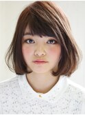 airクリープパーマでつくるアシメボブ
