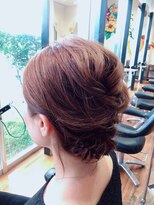 花やの前の美容室 山梨本店 シニヨンアレンジ＊ヘアセット