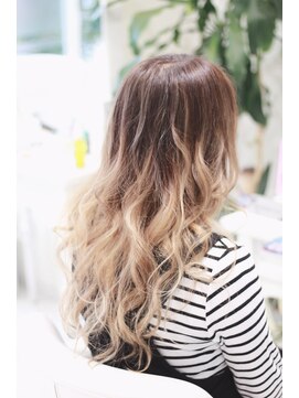 エフエフヘアー(ff hair) back style☆3Dハイライトカラーvol.123