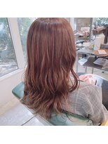 ミューズジャルダン(MUSE jardin)&nbsp;ピンクベージュ×セミロング