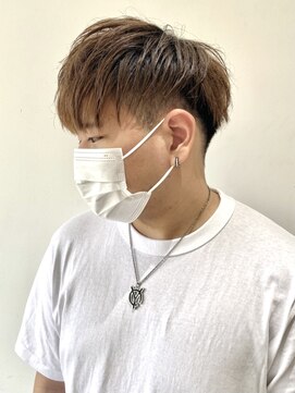 フォーク FOLK 【FOLK】スパイラル センターパート マッシュ ツーブロック