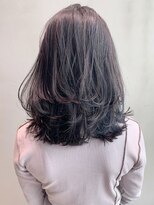 アイティーバイアルバム 八王子店(IT by ALBUM) レイヤーカット_Aラインボブかきあげロング_ba308241