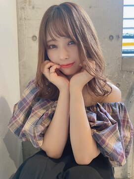 ルービック 京橋(Rubik's) エアリー外ハネ＿色っぽふんわりミディ