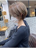 絶壁解消・ひし形・くびれ・大人ショートボブ・30代40代【猪狩】