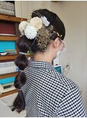 成人式前撮りヘアセット