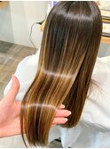 ハイライト×髪質改善トリートメント×美髪カラー