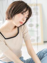 エイトサロン 八潮(8salon)&nbsp;八潮/髪質改善/透けバング×ことりベージュのラウンドマッシュe