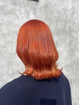 ラク(lac) vivid orange×apricot