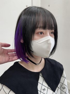 シーン(seen) ★フェイスレイヤー_インナーパープル★