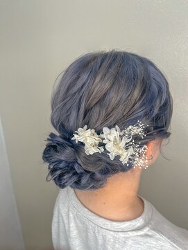 マリアバイアフロート(Maria by AFLOAT) ルーズシニヨン 浴衣ヘア 結婚式ヘア