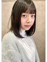 ジェミニ(gemini) 前髪ぱっつんボブ