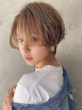 プアメリア 名古屋(Puamelia) トリートメント ブリーチなしダブルカラー 前髪縮毛矯正