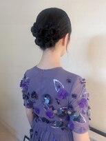 ホテリー(Hotely)&nbsp;ヘアセット結婚式お呼ばれアップスタイル