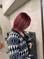 ナンバーウルス 名駅店(N° ulus)&nbsp;【number ulus】ワインレッド×外ハネスタイル