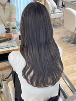 ネオリーブ チロル 横浜西口店(Neolive CiroL.)&nbsp;赤み消しカラー 柔らかいマロンベージュ こなれミディ