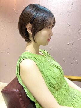 ラミエ バイ メルト 吉祥寺(lamie by melt) *滝田*透明感アッシュベージュ20代30代40代似合わせショートボブ