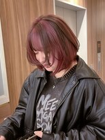 ビュートリアム ギンザ(BEAUTRIUM)&nbsp;ミディアムレイヤー＊デザインカラー＊顔周り＊レイヤーカット