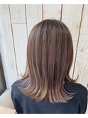透明感外はねスタイル