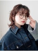 顔周りで差がつく大人可愛いマッシュウルフウルフ