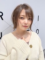 ハルキミナト ジャパン ヨコハマ(HARUKI MINATO japan YOKOHAMA)&nbsp;キッズカット/縮毛矯正/学割U24/ブルーカラー/くすみベージュ