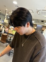サロン ド ロイ(Salon de Roi)&nbsp;パーマに飽きた方はストパでサラサラブルーブラックヘアー！