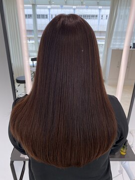 メゾンブラン 川西阪急店(Maison Blanc) 髪質改善カラーで極上のツヤ髪へ