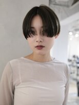 フォト 新宿三丁目(foto)&nbsp;▽ハンサムショート ミニウルフブリーチなし前髪ミディアム新宿