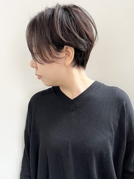 オーソ(AUTHO) ショートボブ/グレーベージュ/白髪染め/白髪ぼかし/40代/美髪