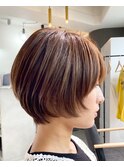 丸みショート☆似合わせカット　【新宿】