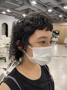 キーチェ 梅田中崎町(keych) ウルフカット/ウェーブミディアム[中崎町/梅田駅］
