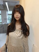 ネアー 新潟(NEER)&nbsp;アプリコットオレンジ/くびれヘア/レイヤーショート［新潟］