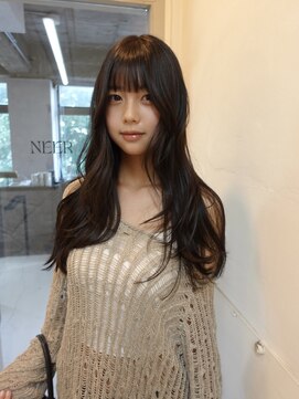 ネアー 新潟(NEER) アプリコットオレンジ/くびれヘア/レイヤーショート［新潟］