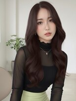 ロアークヘアー(LOARK HAIR) 【LOARK】顔まわりロングレイヤー/ピンクブラウン/髪質改善カラ