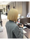 盛岡【抜きっぱなしブリーチボブ】ブリーチ施術お任せ下さい◎