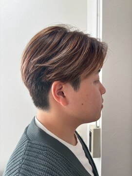 ヘアーワークス ボナ(HAIR WORKS bona.) メンズ　センターパート