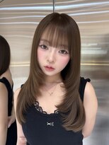 ルームバイシー 新宿(Loom. by Sea)&nbsp;□ 伸ばしかけヘア×ブリーチなしカラー ［髪質改善］