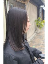 イオ(io)&nbsp;顔回りカット/レイヤーカット/ ローズブラウン