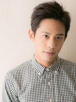 モッズヘアメン 札幌月寒店(mod's hair men)&nbsp;社会人アッシュブラックかき上げ就活ベリーショートo札幌月寒