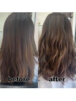 アヴァンヘアリゾート 鹿児島中央駅店(AVAN HAIR RESORT)&nbsp;【AVAN】before × after × 髪質改善