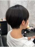 ショート/ボブ/ハイライト/インナーカラー/白髪ぼかし/銀座駅