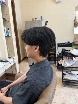メルク(merc) レイヤー ボブ ショート インナーカラー 韓国