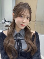オモチャ 銀座(OMOCHA)&nbsp;韓国ハーフアップ/編み込みお呼ばれヘアアレンジ