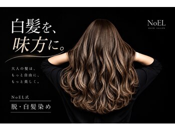ノエル(NoEL)の写真/【白髪に悩まない生活を】大人女性お悩み解決◎"脱白髪染めハイライト"で叶うワンランク上の透明感Color♪