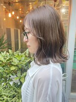 リガナッツ 十条店(Riganuts)&nbsp;柔らかグレージュカラー/くびれミディアム