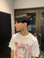 スウェル 押上店(Swell) センターパート×フェザーパーマ
