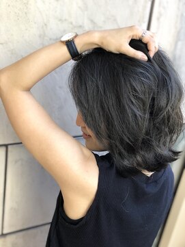 アフィナー(Afinar) 【圧倒的躍動感】ダークブルージュこなれボブ【横浜/Afinar】