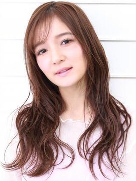 アース 新瑞橋店(HAIR&MAKE EARTH) 抜け感Aラインウェーブスタイル
