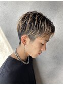 外ハネボブ/アッシュブラウン/ネオウルフ/デザインカラー