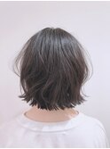 切りっぱなしボブ